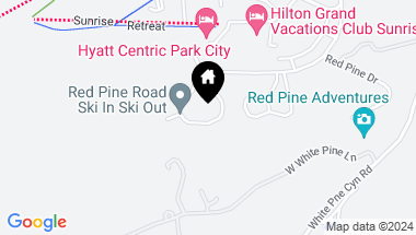 Map of 2371 W RED PINE RD, Park City UT, 84098