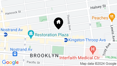 Map of 29 Decatur Street, Brooklyn NY, 11216