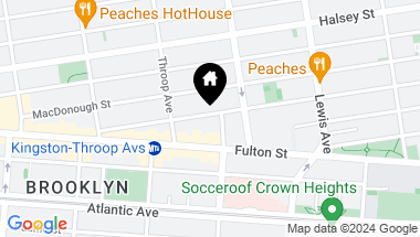 Map of 116 Decatur Street, Brooklyn NY, 11216
