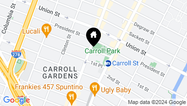 Map of 238 Carroll Street Unit: 1, Brooklyn NY, 11231