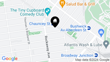 Map of 477 Marion Street, Brooklyn NY, 11233