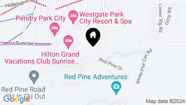 Map of 3547 RIDGELINE DR, Park City UT, 84098
