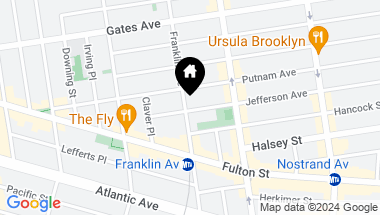 Map of 39 Jefferson Avenue Unit: 3, Brooklyn NY, 11216