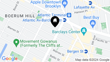 Map of 358 Dean Street, Brooklyn NY, 11217