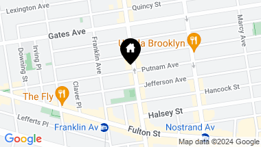 Map of 186 Putnam Avenue Unit: 3B, Brooklyn NY, 11216