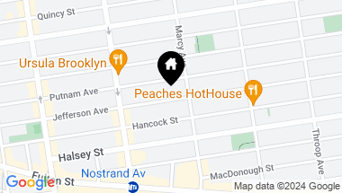 Map of 249 Jefferson Avenue, Brooklyn NY, 11216