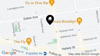 Map of 104 Madison Street, Brooklyn NY, 11216