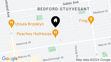 Map of 349 Jefferson Avenue, Brooklyn NY, 11221