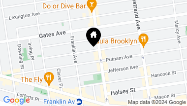 Map of 116 Madison Street, Brooklyn NY, 11216