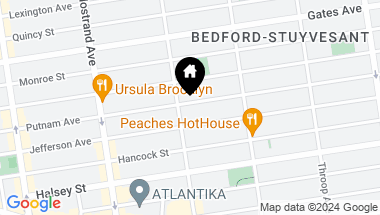 Map of 364 Putnam Avenue, Brooklyn NY, 11216