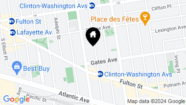 Map of 444 Clinton Avenue, Brooklyn NY, 11238