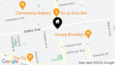 Map of 111 Monroe Street Unit: 5B, Brooklyn NY, 11216