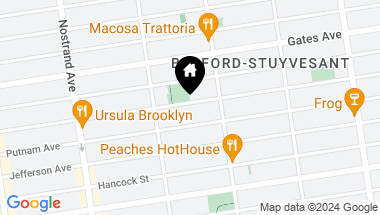 Map of 322 Madison Street, Brooklyn NY, 11216