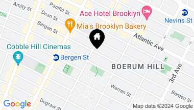Map of 150 Bergen Street, Brooklyn NY, 11217
