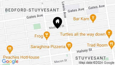 Map of 609 Putnam Avenue, Brooklyn NY, 11221