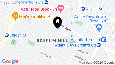Map of 416 Pacific Street, Brooklyn NY, 11217