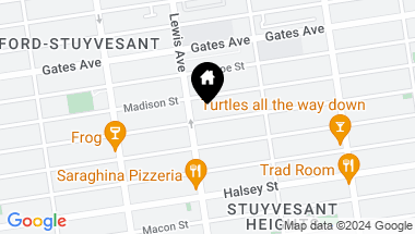 Map of 659 Putnam Avenue Unit: 3, Brooklyn NY, 11221