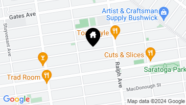 Map of 796 Jefferson Avenue, Brooklyn NY, 11211