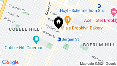 Map of 62 Wyckoff Street, Brooklyn NY, 11201