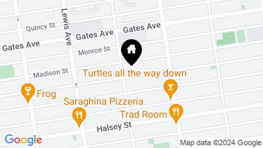 Map of 733 Putnam Avenue, Brooklyn NY, 11221