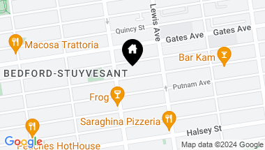 Map of 497 Madison Street Unit: MF, Brooklyn NY, 11221