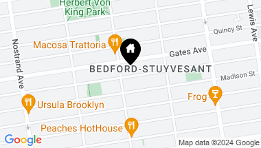 Map of 349 Monroe Street, Brooklyn NY, 11221