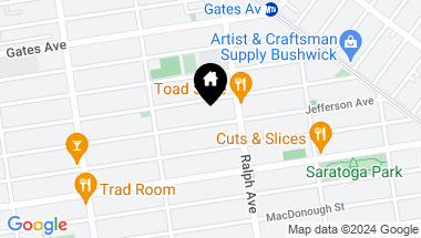 Map of 851 Jefferson Avenue, Brooklyn NY, 11221