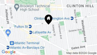 Map of 357 Carlton Avenue, Brooklyn NY, 11238