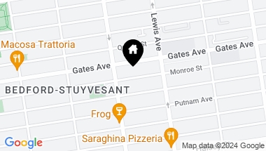 Map of 485 Monroe Street, Brooklyn NY, 11221