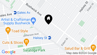 Map of 1060 Jefferson Avenue Unit: 5A, Brooklyn NY, 11221