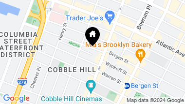 Map of 220 Congress Street Unit: 3-B, Brooklyn NY, 11201