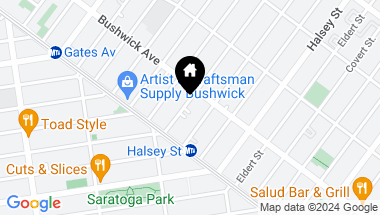 Map of 1066 Jefferson Avenue Unit: 2C, Brooklyn NY, 11221