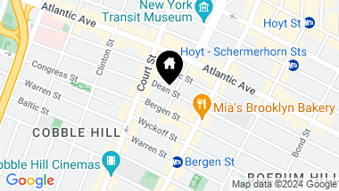 Map of 120 Boerum Place Unit: 3F, Brooklyn NY, 11201