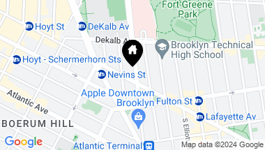 Map of 230 Ashland Place Unit: 4-D, Brooklyn NY, 11217