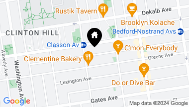 Map of 125 Clifton Place Unit: 5, New York City NY, 11238