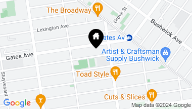 Map of 789 Monroe Street, Brooklyn NY, 11221