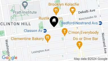 Map of 420 Lafayette Avenue, Brooklyn NY, 11238