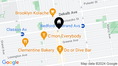 Map of 1021 Bedford Avenue Unit: 301, Brooklyn NY, 11205