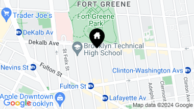 Map of 16 South Portland Avenue, New York City NY, 11217