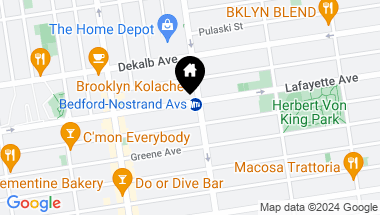 Map of 578 Lafayette Avenue, Brooklyn NY, 11205
