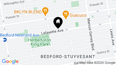 Map of 726 Lafayette Avenue, Brooklyn NY, 11221