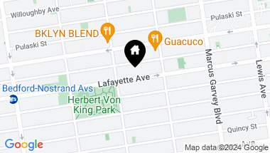 Map of 725 Lafayette Avenue Unit: 1A, Brooklyn NY, 11221
