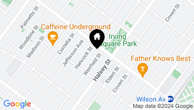Map of 219 Weirfield Street Unit: 1, Brooklyn NY, 11221