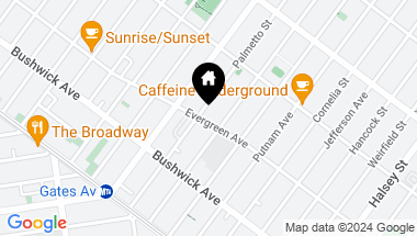 Map of 449 Evergreen Avenue Unit: 2, Brooklyn NY, 11221