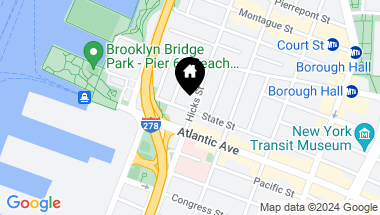 Map of 314 Hicks Street, Brooklyn NY, 11201
