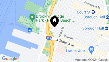 Map of 48 Willow Place, Brooklyn NY, 11201