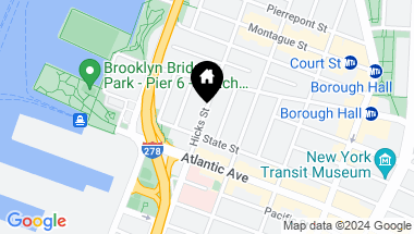 Map of 297 Hicks Street, Brooklyn NY, 11201