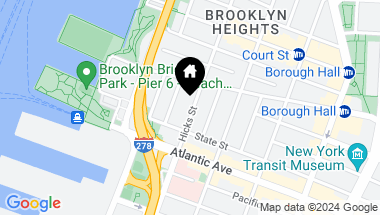Map of 290 Hicks Street, Brooklyn NY, 11201