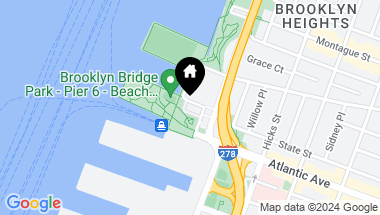 Map of 50 Bridge Park Dr Unit: 17AE, Brooklyn NY, 11201