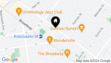 Map of 46 Kossuth Place Unit: 2B, Brooklyn NY, 11221